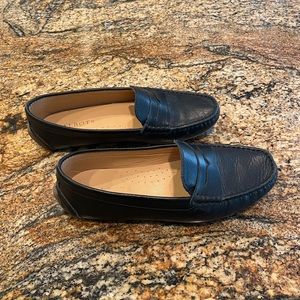 Talbots Black Loafers Size 6